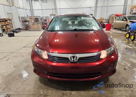 2012 Honda Civic Lx из США, поврежденный, VIN 19XFB2F51CE062716